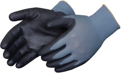 Stretch Nylon Gloves w/ Polyurethane Palm Grip - Large