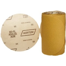 Norton GOLD A290 5" 120 Grit PSA Paper Disc Roll