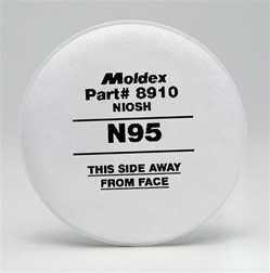Moldex 8910 N95 Pre-Filters (5 pairs)